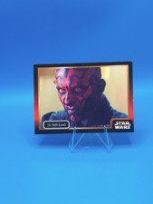 1999 Ikon Star Wars: Episode 1 Darth Maul #14 Sith Lord Glow Back picture