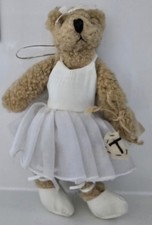 Rare Vintage Teddy Tompkins By Enesco 1998 Ballerina Hangable Plush Bear picture