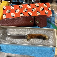 1981 CASE 5400 Ltd Edition Genuine Stag Cheyenne Hunting Knife w/Sheath in OMP picture