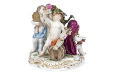 Antique Meissen Porcelain Four Seasons Putti Figurine 1068 J. Kaendler German picture